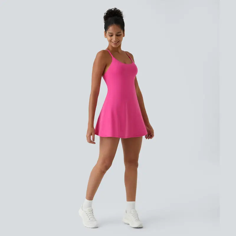 Last day promotion🔥Plush Backless Active Dress-Easy Peezy Edition