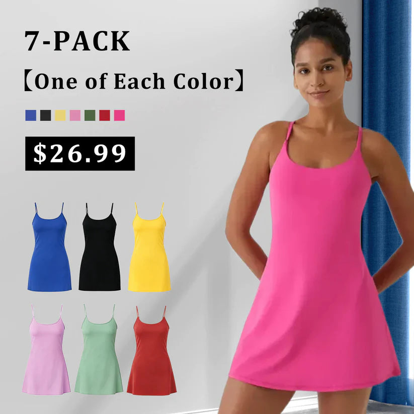 Last day promotion🔥Plush Backless Active Dress-Easy Peezy Edition