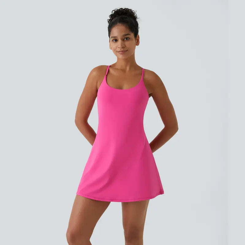 Last day promotion🔥Plush Backless Active Dress-Easy Peezy Edition