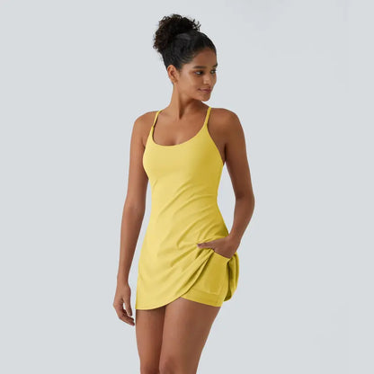 Last day promotion🔥Plush Backless Active Dress-Easy Peezy Edition