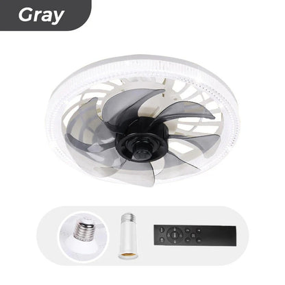 2-in-1 Silent Adjustable Fan Light with Remote Control